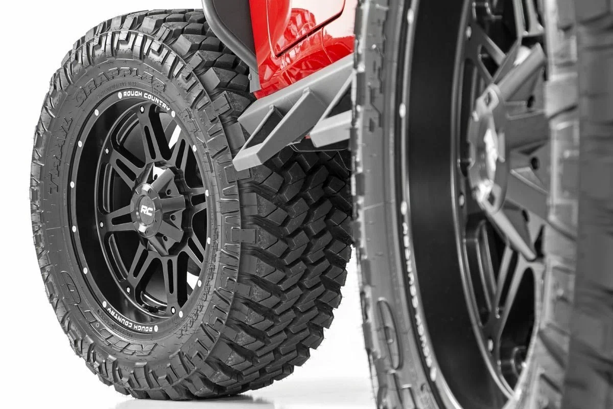 Rough Country 94 Series Wheel One-Piece Matte Black 20x10 8x170 -18mm 94201011